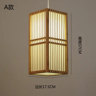 lustre en bambou style zen pour ambiance relaxante