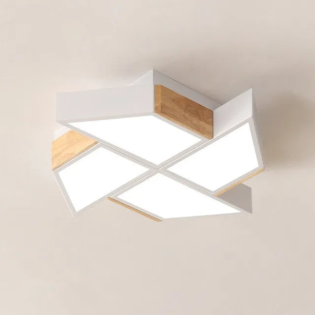 plafonnier led en forme de moulin à vent design moderne