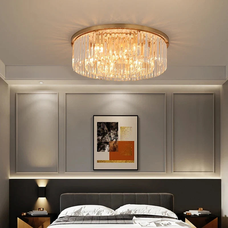 lampe à double usage en cristal pour décor moderne