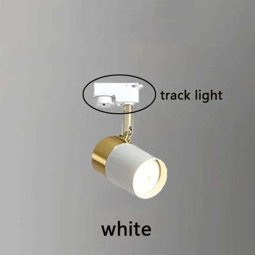 plafonnier sur rail avec éclairage led