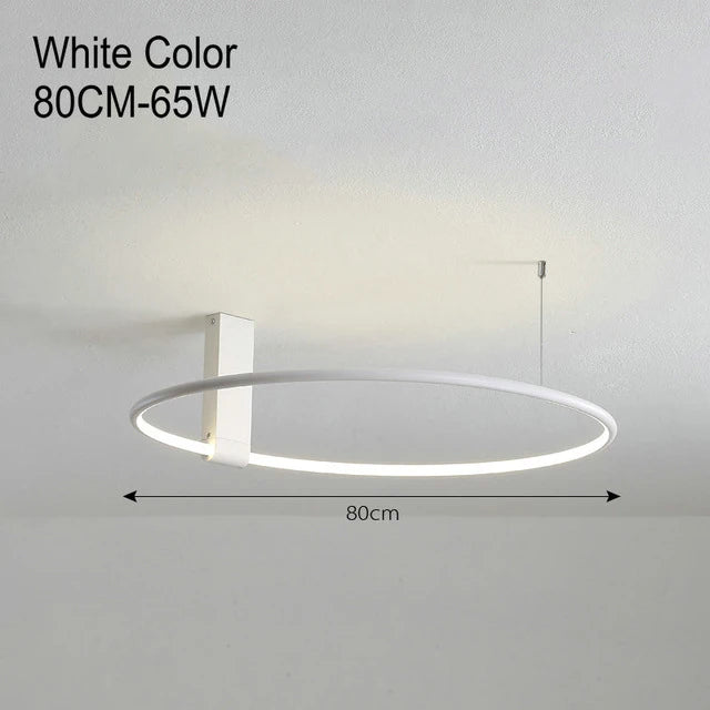 plafonnier rond led design scandinave en métal et aluminium décoratif