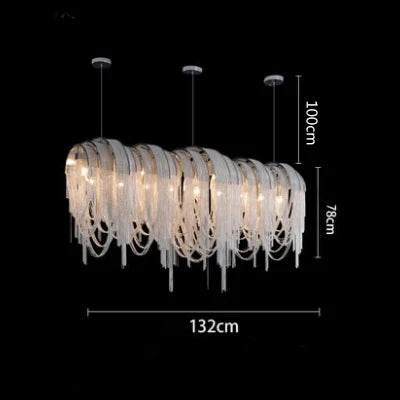 lustre moderne léger créatif pour espaces contemporains