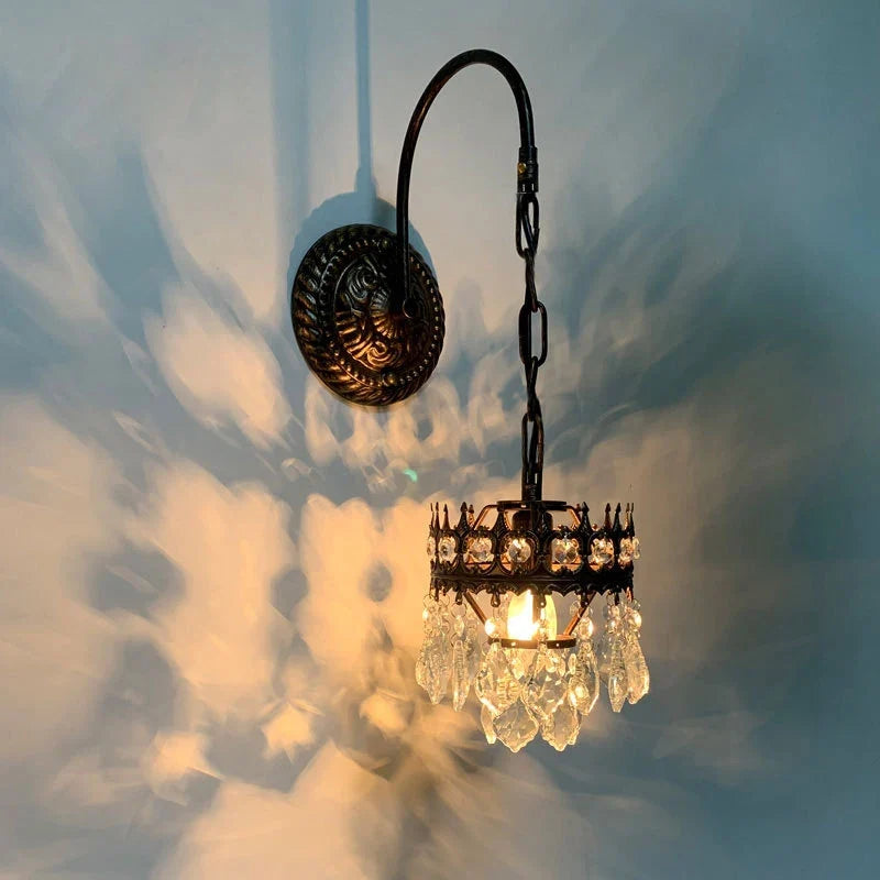 applique murale cristal luxe pour décoration intérieure et extérieure