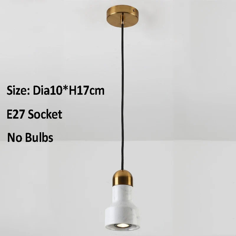 suspension en marbre design pour intérieur moderne et élégant