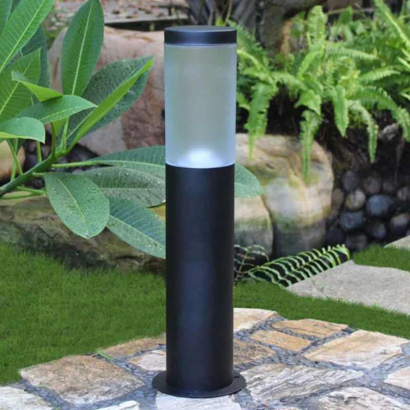 Lampe LED extérieure moderne en acier inoxydable