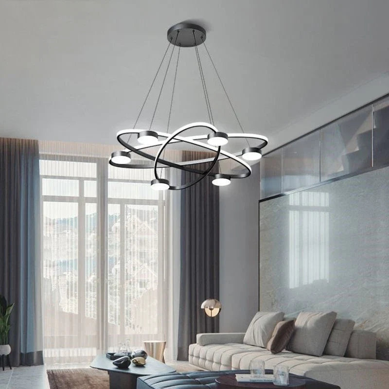 suspension led post-modernes en acrylique design nordique