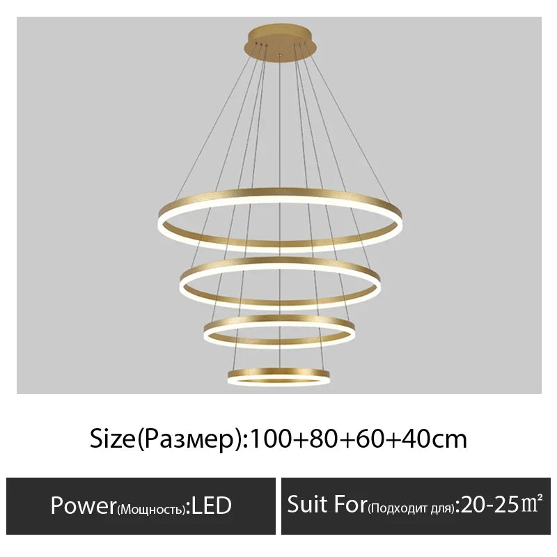 lustre moderne pour éclairage intérieur décoratif suspendu