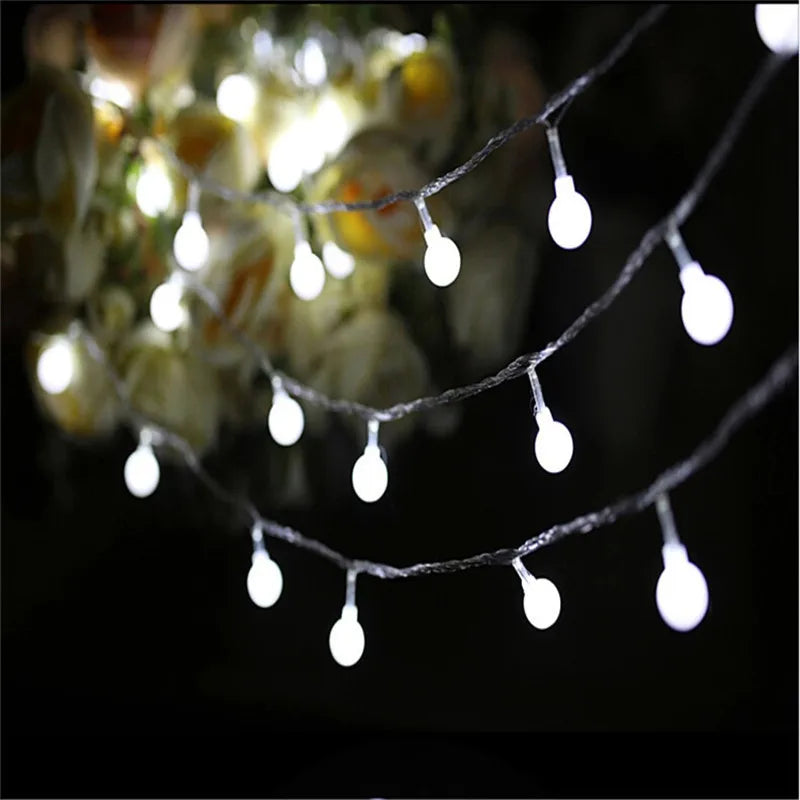 guirlande lumineuse 100 led pour noël mariage et fêtes