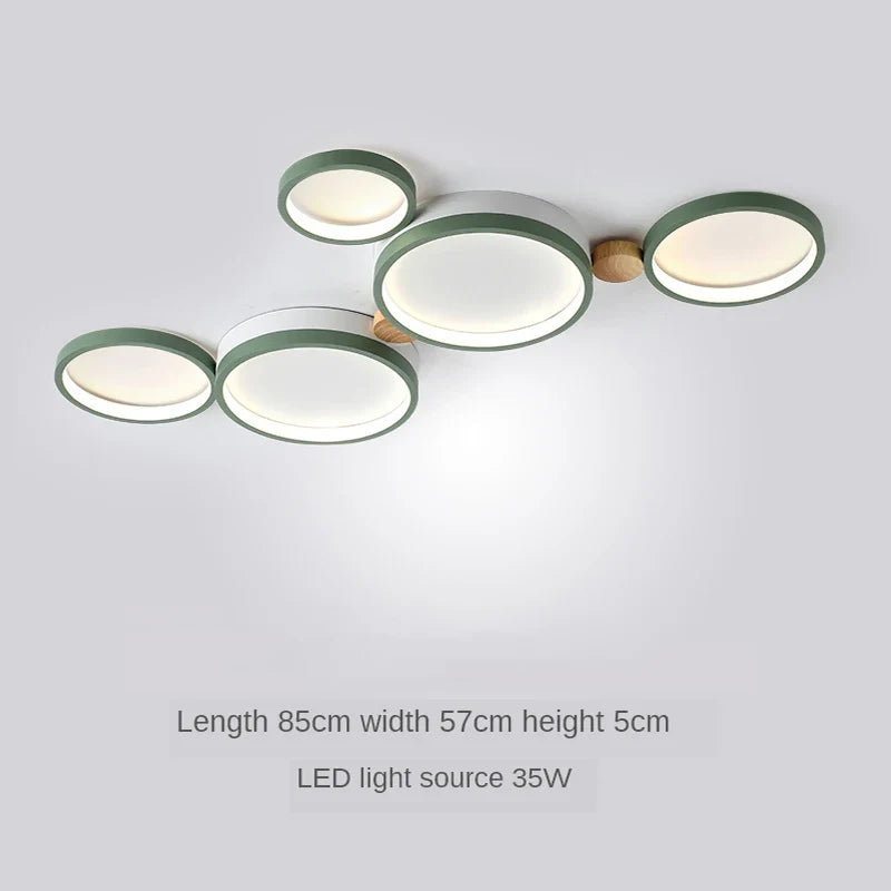 lustre nordique led pour salon café balcon vestiaire