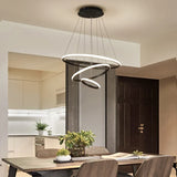 lustre moderne en aluminium pour bar et salle à manger