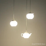 lustre créatif en forme de théière design moderne suspendu
