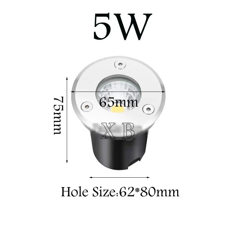lot de 6 spots led étanches pour extérieur jardin et allée