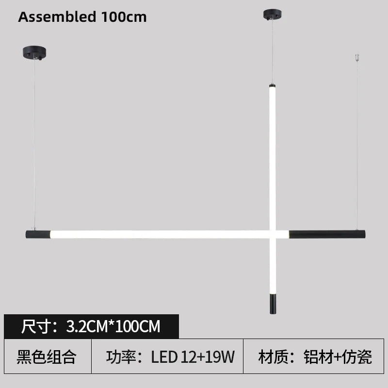 lustre moderne à led créatif pour bar et restaurant