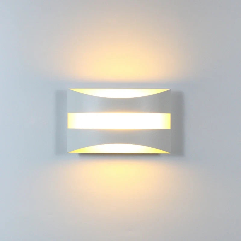 10W LED Wall Lamp Wrought Iron Wall Light  Indoor Corridor Staircase Living Room Bedroom Bedside Decorative Lighting