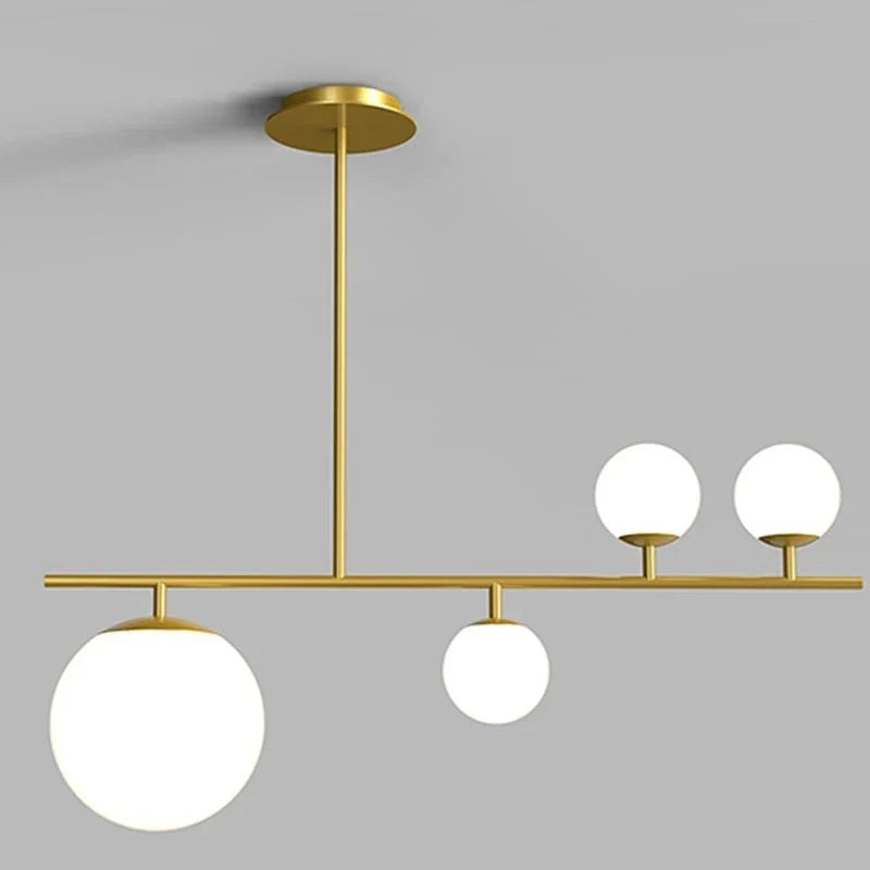 lustre moderne design en verre pour décoration intérieure