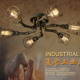 plafonnier industriel rétro style américain pour restaurant et bar