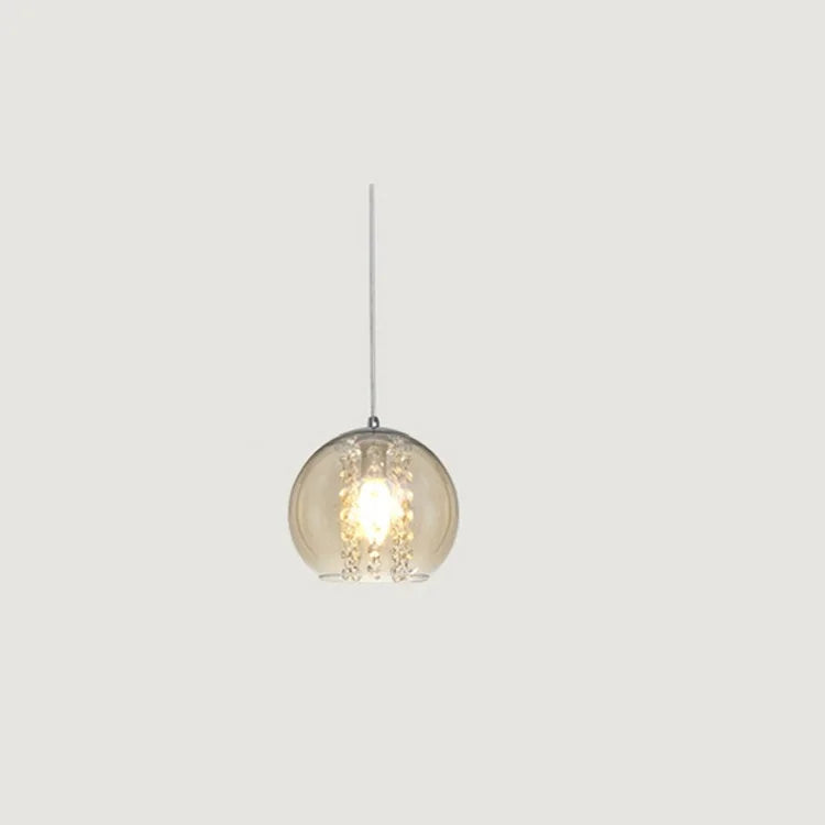 suspension moderne en verre pour décoration intérieure élégante