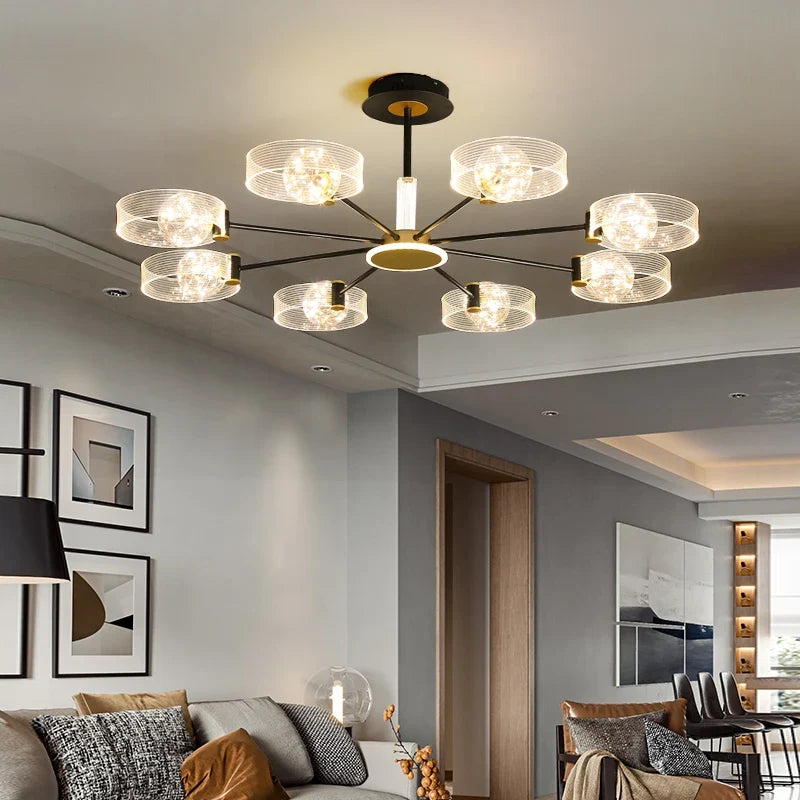 lustre led design pour intérieur moderne et élégant