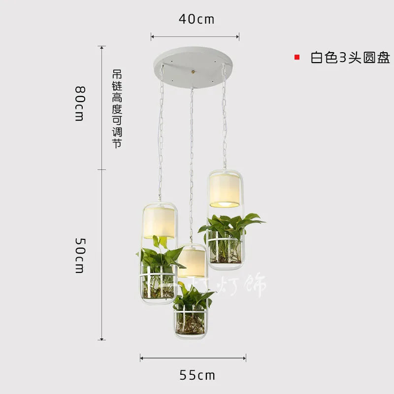 suspension industrielle simple art fer moderne chinoise