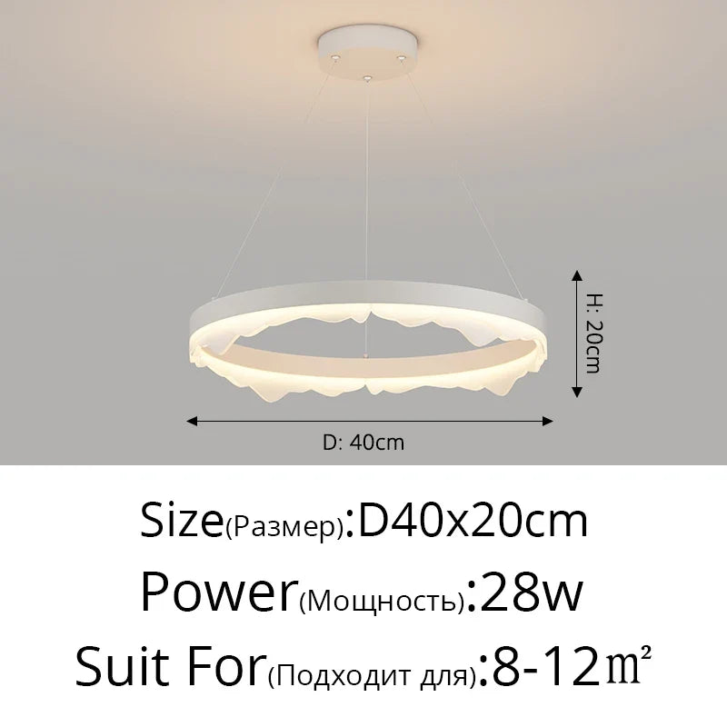 lustre rond créatif de luxe moderne pour décoration maison