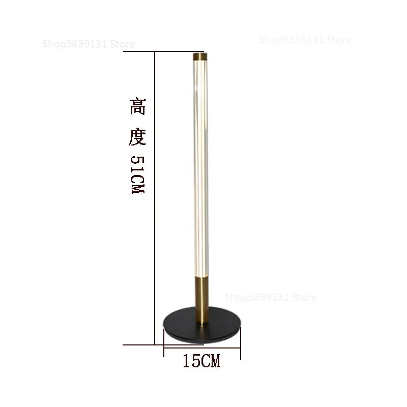 lampadaire d'angle moderne démontable avec lumière sur pied