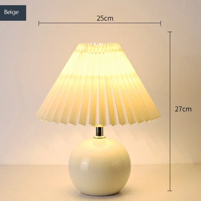 lampe de chevet moderne en céramique pour bureau et veilleuse créative