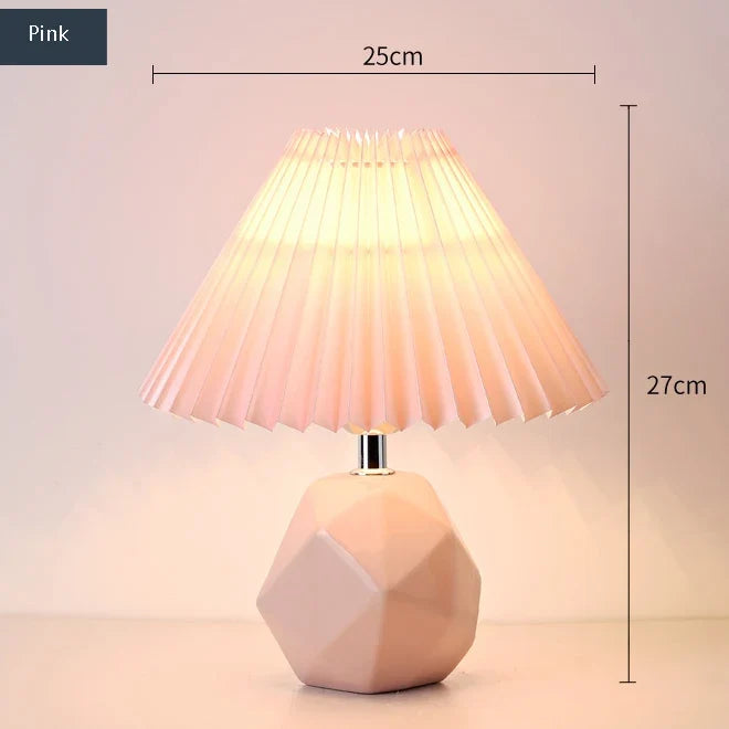 lampe de chevet moderne en céramique pour bureau et veilleuse créative