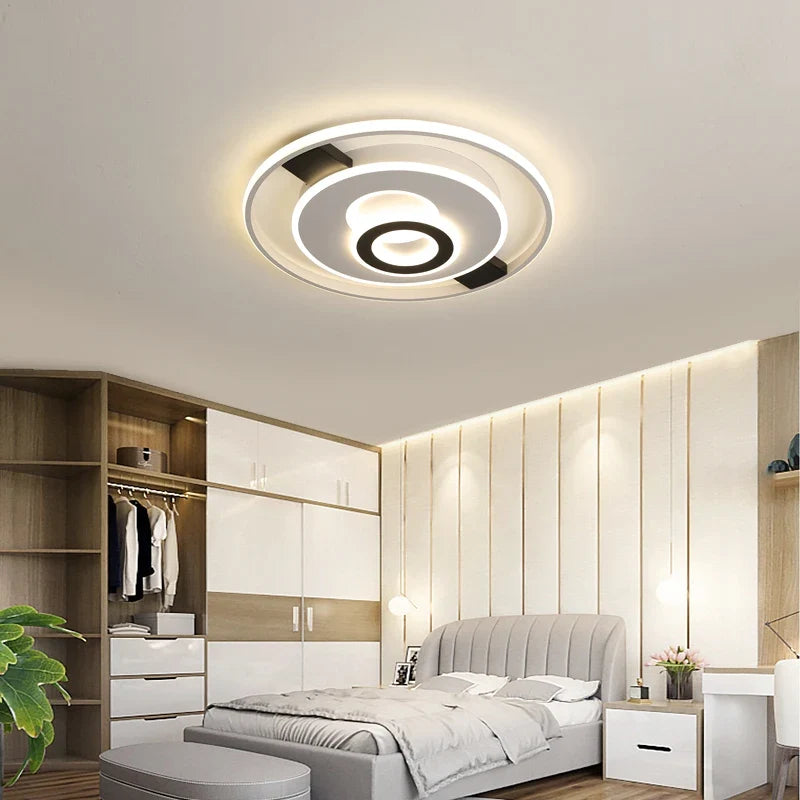 plafonnier led rond moderne pour décoration intérieure lumineuse