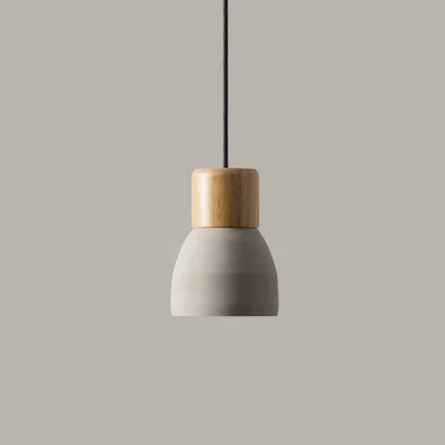 suspension led en béton pour style vintage et loft