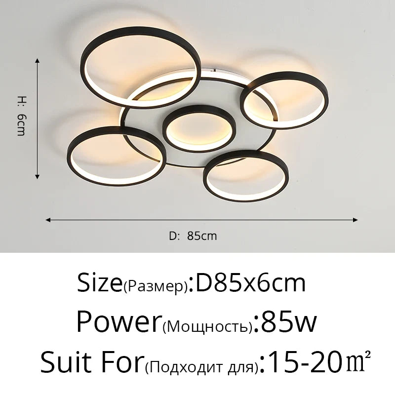 lustre led moderne en bois et aluminium pour éclairage intérieur
