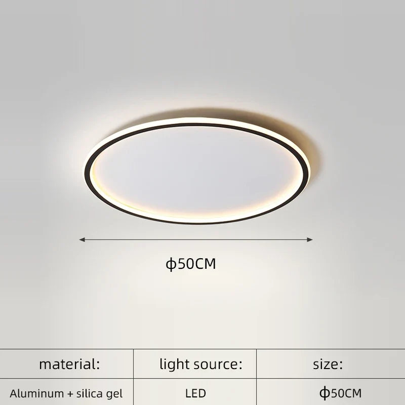 plafonnier circulaire moderne pour intérieur élégant et fonctionnel