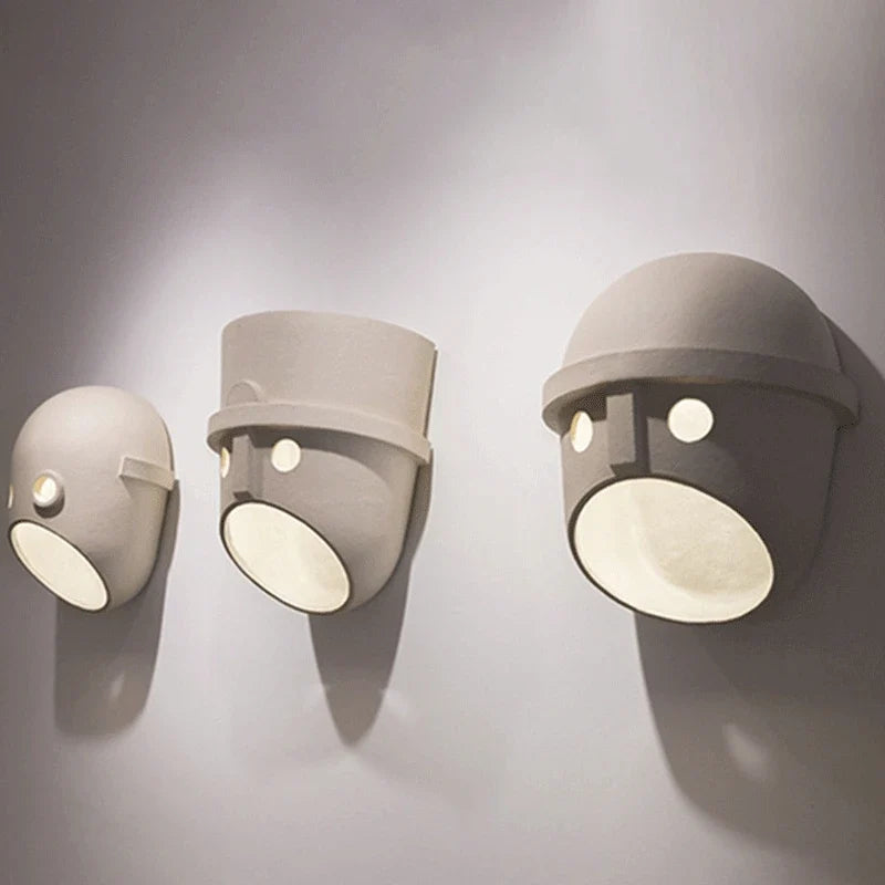 applique murale led créative en résine pour décoration maison