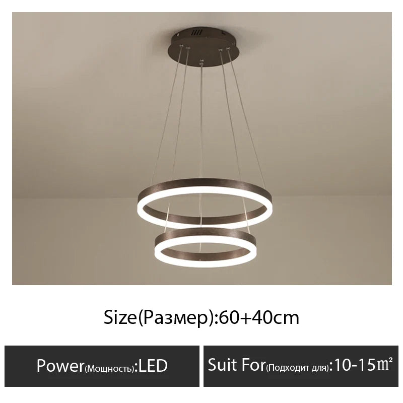 lustre moderne pour éclairage intérieur décoratif suspendu