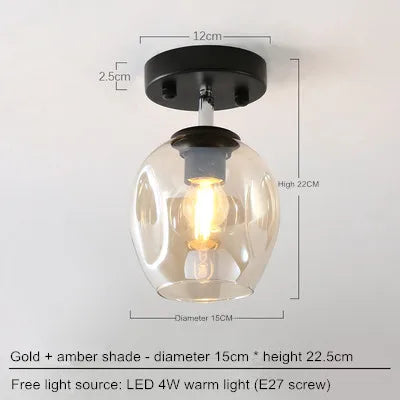 Nordic simple porch hall lamp entering the house, sun table lamp, modern simple corridor lamp, sky lantern, small ceiling lamp