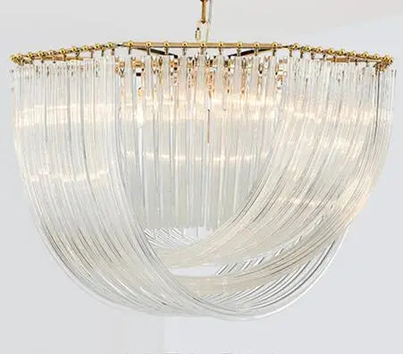 Post-moderne Lustre plaque or/Chrome métal Led E14 lampes suspendues verre rond Luminarias chaîne suspension lampe lampara luminaires