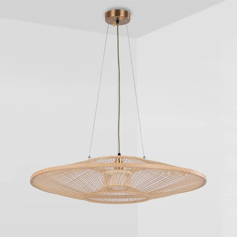 suspension en bambou style chinois moderne pour restaurants et cuisines