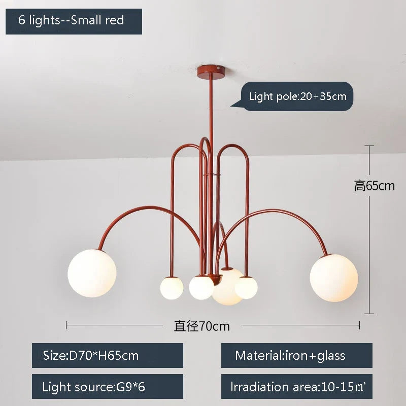 suspension moderne design postmoderne pour intérieur élégant