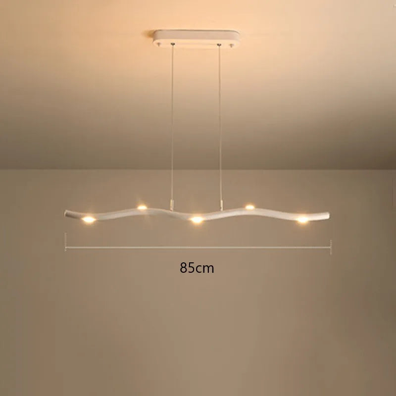 suspension led design post-moderne simple courbe