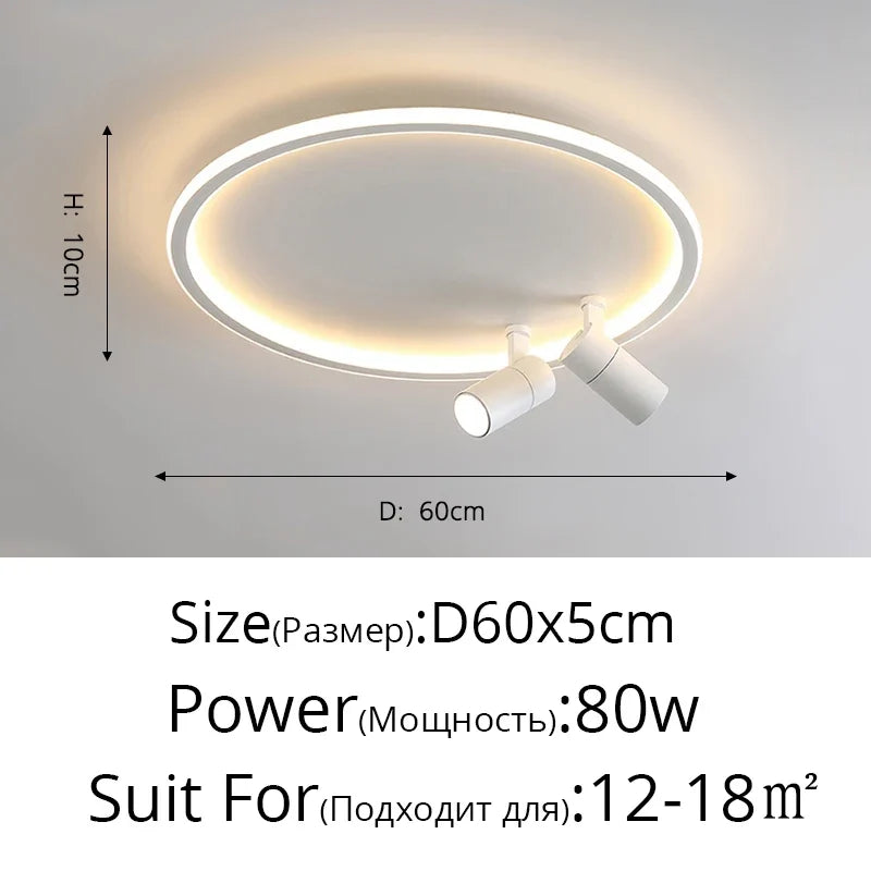 lustre led moderne pour intérieur décoration lumière projecteur