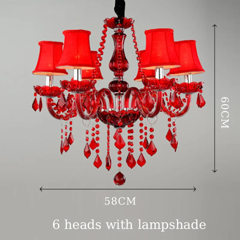 lustre en cristal de luxe pour mariage et restauration