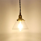 loft industriel led suspension lumière rétro laiton verre suspension antique droplight