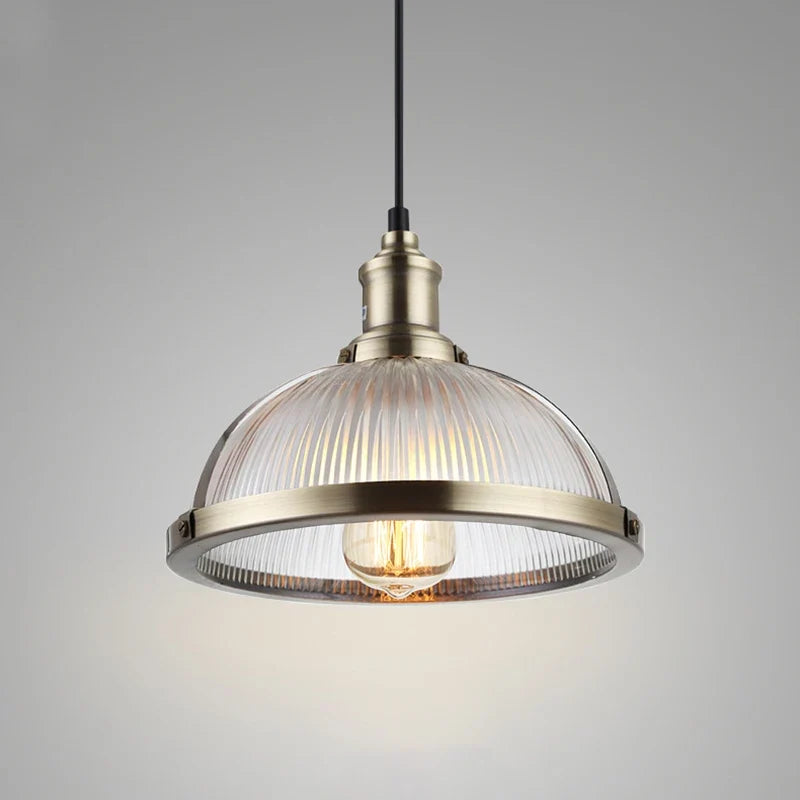 Vintage Suspension Luminaires Suspendus Abat-Jour En Verre Loft Luminaire Suspension Lampe de Suspension Led Pour Salle à manger Bureau E27
