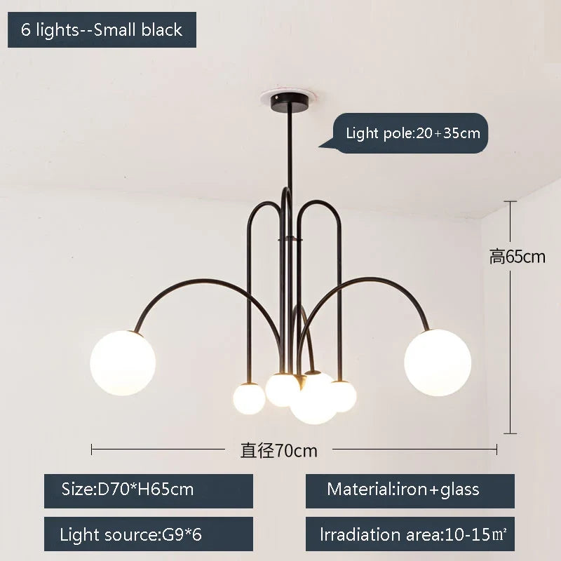 suspension moderne design postmoderne pour intérieur élégant