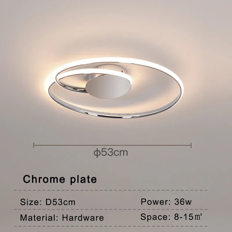 plafonnier led moderne pour décoration intérieure design élégant