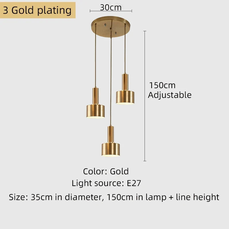 lustre moderne design nordique pour restaurant ou table