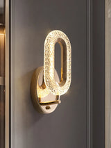 applique murale à led abat-jour diamant design moderne pour intérieur