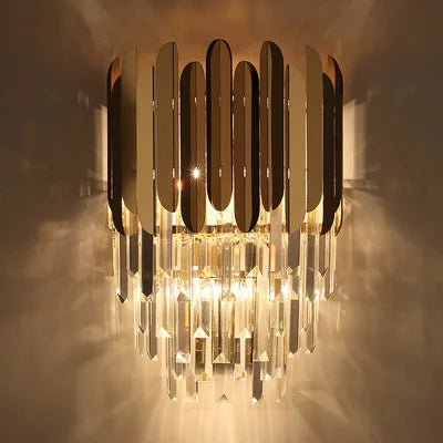applique murale en cristal moderne design lumineux et élégant