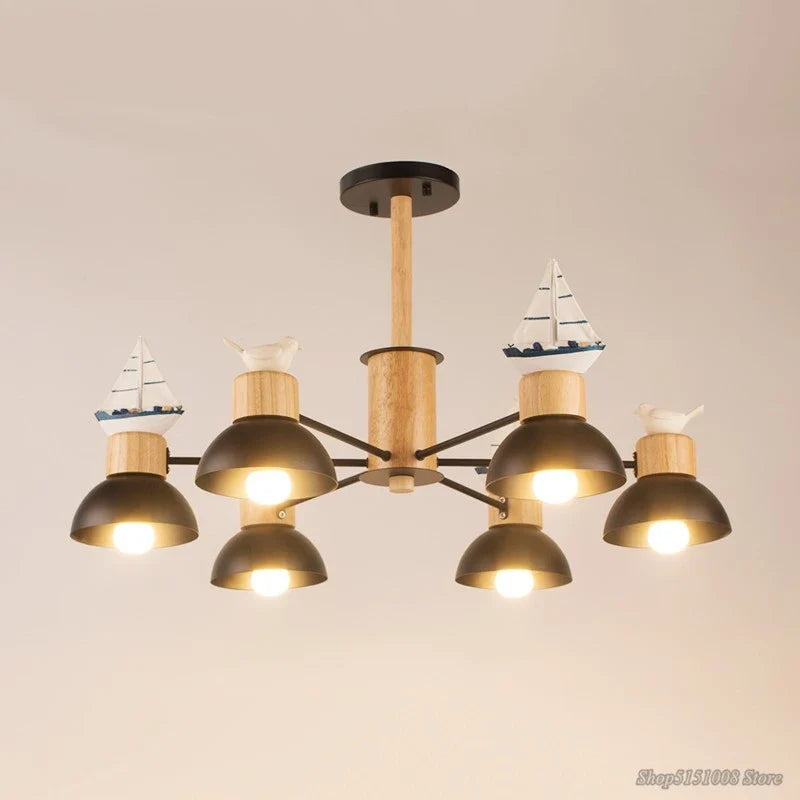 lustre nordique oiseau led simple moderne mini décor éclairage