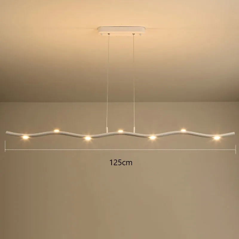 suspension led design post-moderne simple courbe