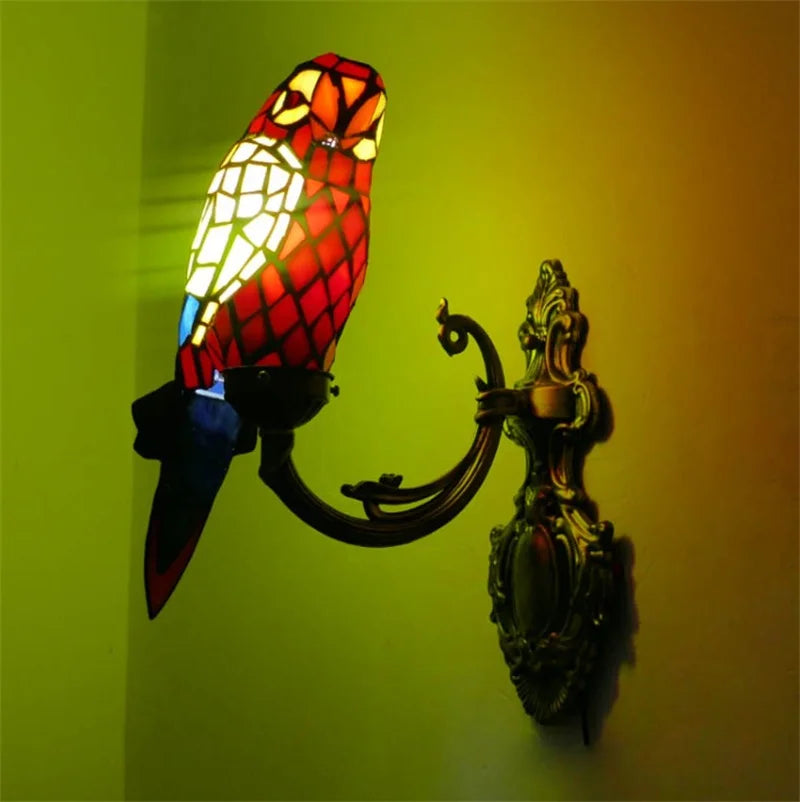 applique murale en verre coloré pour déco créative lumineuse